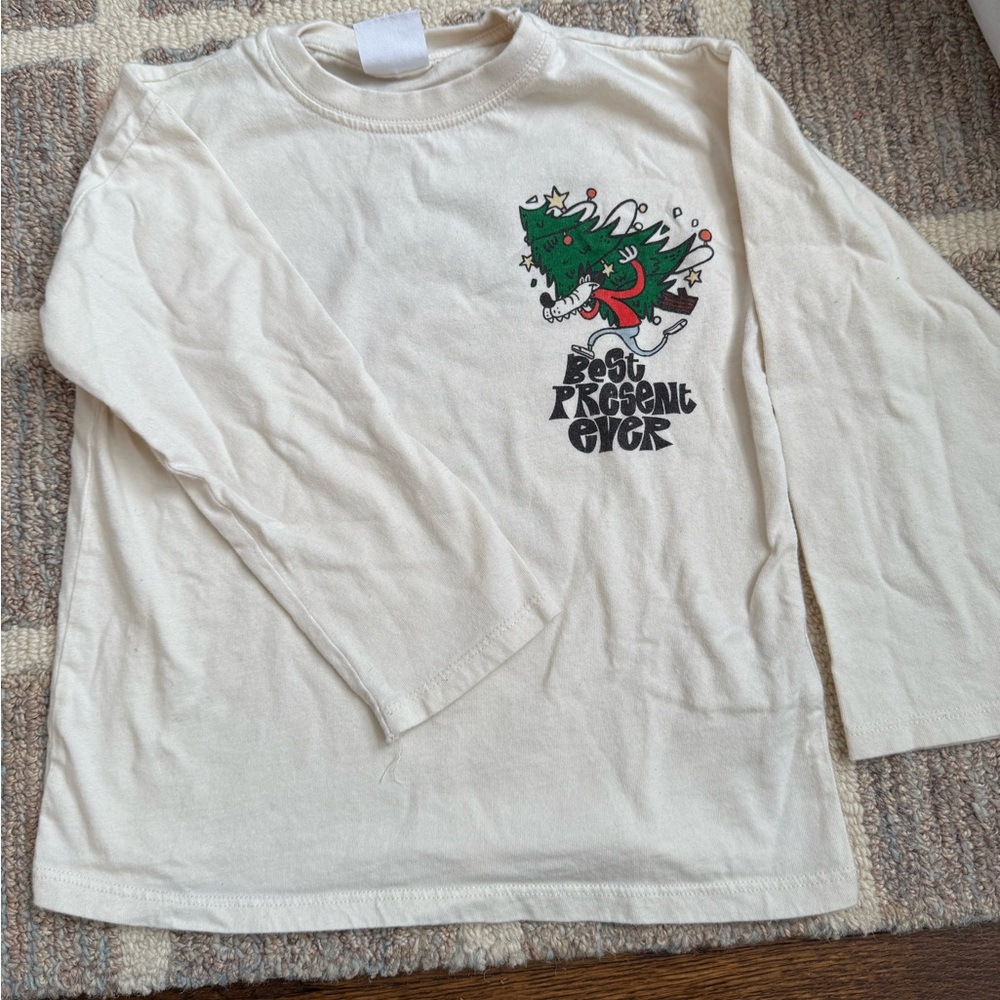 Zara Kids Holiday Long Sleeve Tee